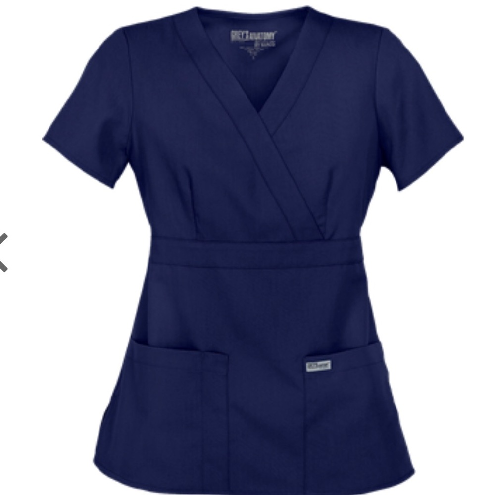 Grey Anatomy Scrub Set in Small- Navy